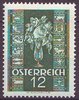 658 Glückwunschmarke 1937 Österreich 12Gr