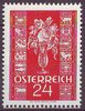 659 Glückwunschmarke 1937 Österreich 24Gr