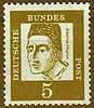 347yb Albertus Magnus 5 Pf Deutsche Bundespost