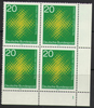 4x 647 Block Weltmission Deutsche Bundespost