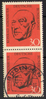 2 x 567 Zusammendruck Konrad Adenauer Deutsche Bundespost Briefmarke
