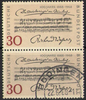2 x 566 Zusammendruck Meistersinger von Nürnberg Deutsche Bundespost Briefmarke