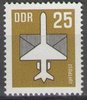 3129 Flugpostmarke 25 Pf DDR