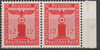 Zusammendruck 161 Dienstmarke der Partei 12 Pf Deutsches Reich