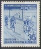 356 Radrennfahrt 35 Pf Briefmarke DDR