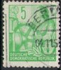 363 Fünfjahrplan 5 Pf Briefmarke DDR
