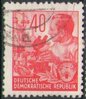 375 Fünfjahrplan 40 Pf Briefmarke DDR