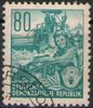 378 Fünfjahrplan 80 Pf Briefmarke DDR