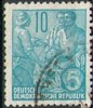 453 Fünfjahrplan 10 Pf Briefmarke DDR