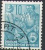 453ND Fünfjahrplan 10 Pf Briefmarke DDR