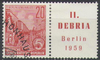 580 B Zf Fünfjahrplan Briefmarkenausstellung DEBRA DDR