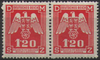 2x 19 Dienstmarke Böhmen und Mähren 1 20K