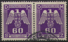 2x 16 Dienstmarke Böhmen und Mähren 60H