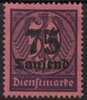 91 Dienstmarke Wertziffer 75 Tausend Deutsches Reich