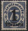 96 Ziffern mit Aufdruck Dienstmarke 1 Mio M Deutsches Reich