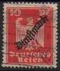 107 Dienstmarke mit Aufdruck 10 Pf Deutsches Reich