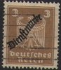 105 Dienstmarke mit Aufdruck 3 Pf Deutsches Reich