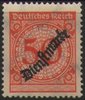103 Dienstmarke Rosettenzeichnung mit Aufdruck 50 Pf Deutsches Reich