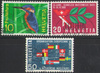 Schweiz 833-835 Jahresereignisse Briefmarken Helvetia
