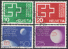 Schweiz 782-785 Landesausstellung Briefmarken Helvetia