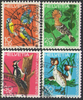 Schweiz 936-939 Einheimische Vögel Briefmarken Helvetia