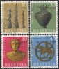 Schweiz 971-974 Archäologische Funde Pro Patria Briefmarken Helvetia