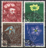Schweiz 541-544 Alpenblumen Briefmarken Helvetia