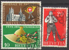 Schweiz 607-609 Jahresereignisse Briefmarken Helvetia