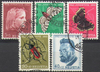 Schweiz 588-592 Insekten Briefmarken Helvetia