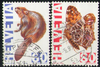 Schweiz 1544-1545 Bedrohte einheimische Tiere Briefmarken Helvetia