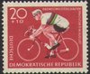 DDR 779 Radweltmeisterschaften 20 Pf  Briefmarke