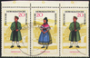 DDR Zusammendruck WZd155 Volkstrachten Briefmarken