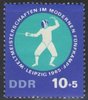 DDR 1134 WM Moderner Fünfkampf 10+5 Pf  Briefmarke