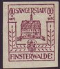 12 Finsterwalde Deutsche Lokalausgabe 60+40 Pf