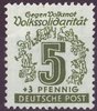 140 Volkssolidarität 5 Pf  Briefmarke Alliierte Besatzung