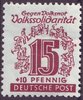 145 Volkssolidarität 15 Pf  Briefmarke Alliierte Besatzung