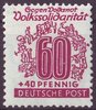 149 Volkssolidarität 60 Pf  Briefmarke Alliierte Besatzung