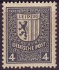 157y Abschiedsserie 4 Pf  Briefmarke Alliierte Besatzung