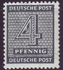 127wX Freimarke 4 Pf  Briefmarke Alliierte Besatzung