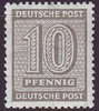 131wX Freimarke 10 Pf  Briefmarke Alliierte Besatzung