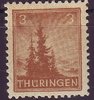 92 x Freimarke 3 Pf  Briefmarke Alliierte Besatzung Thüringen