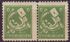 95 x Zusammendruck Fehldruck Freimarke 6 Pf  Briefmarke Alliierte Besatzung Thüringen