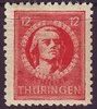 97 x Freimarke 12 Pf  Briefmarke Alliierte Besatzung Thüringen