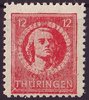 97 y Freimarke 12 Pf  Briefmarke Alliierte Besatzung Thüringen