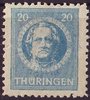 98A x Freimarke 20 Pf  Briefmarke Alliierte Besatzung Thüringen