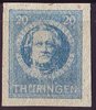 98B x Freimarke 20 Pf  Briefmarke Alliierte Besatzung Thüringen