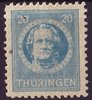 98A y Freimarke 20 Pf  Briefmarke Alliierte Besatzung Thüringen