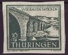 114 Wiederaufbau 16 Pf  Briefmarke Alliierte Besatzung Thüringen