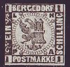 2 Bergedorf 1 S Briefmarke Altdeutschland