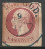 14b Hannover 1 Groschen Briefmarke Altdeutschland
